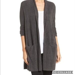 Barefoot Dreams Cozychic Lite Long Cardigan, Small